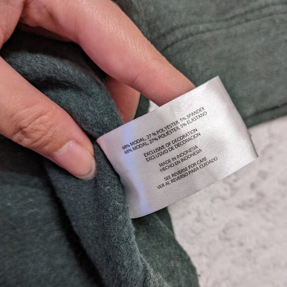 Orvis Women's Crew Neck Sweater Long Sleeve Sz Large Green Style 1529686 - Picture 4 of 5